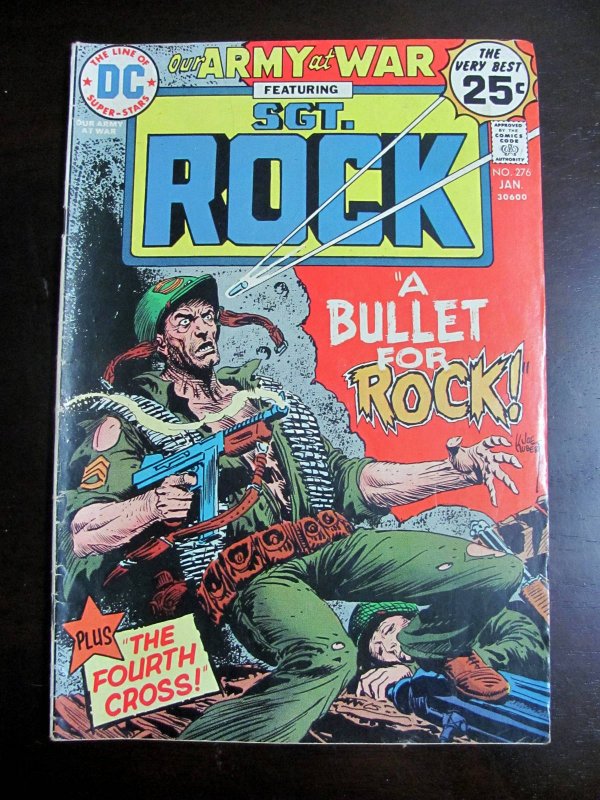 Our Army at War #276 (1975) VG/FN DC Comics Sgt. Rock Book-418