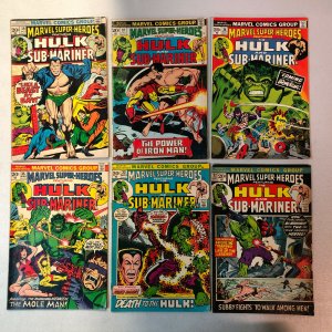 Marvel Super-Heroes 1972 #32 33 35-55 GD/FN- Set Tales To Astonish reprints Hulk