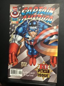 Captain America Vol 2  #1 (1996) rob life filled high gray key! NM- Wow