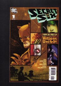 Secret Six #1 - SIGNED BY GAIL SIMONE! (8.5/9.0) 2006