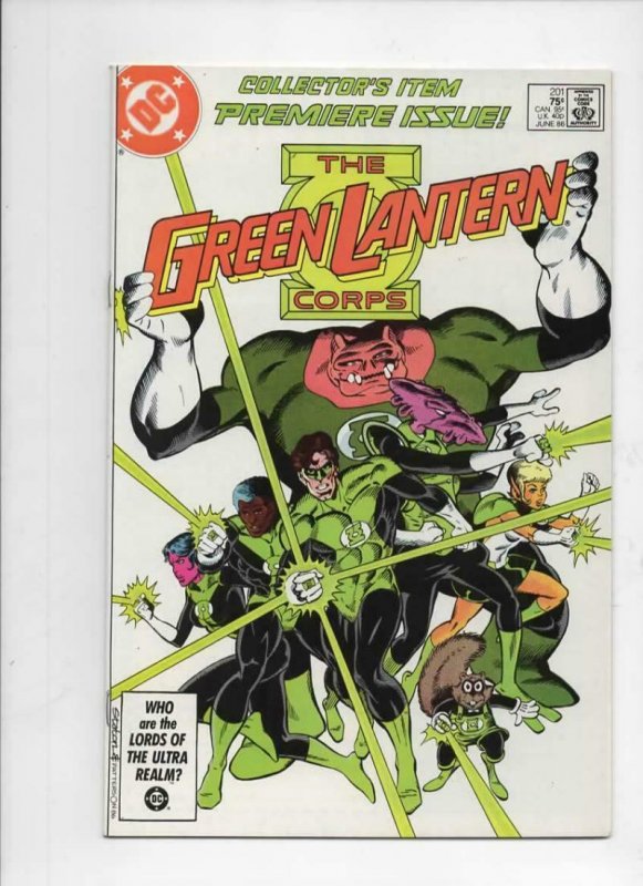 GREEN LANTERN #201, NM-, Kilowog, Corps, DC, 1960 1986 more in store