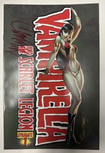 (2011) VAMPIRELLA & The SCARLET LEGION #1 VARIANT COVER Signed by J S CAMPBELL