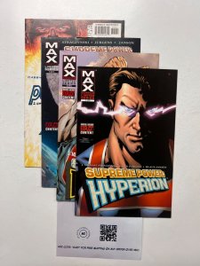 4 Marvel Comics Hyperion # 1 2 5 + X-Men # 395 Avengers Defenders Thor 94 JS46
