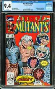 The New Mutants #87 (1990) CGC Graded 9.4 - 1st App of Cable