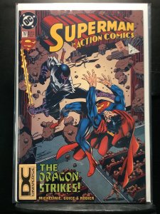 Action Comics #707 DC Universe Cornerbox Variant (1995)