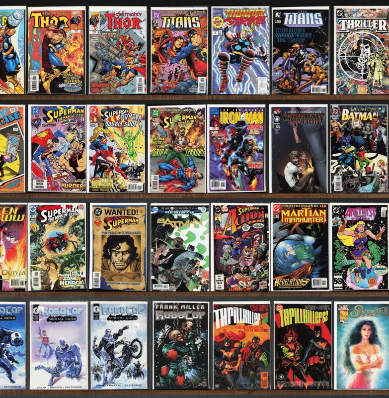 Huge Lot 140+ Comics with Thor, Green Lantern, Detective Comics & More!