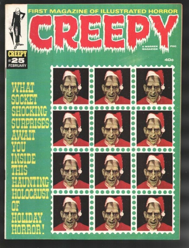 Creepy  #25 1968-Christmas issue-Horror with art by Steve Ditko-Dan Adams-Gen...