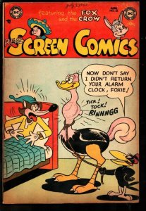 Real Screen #65 1953-DC-Alarm clock gag cover-Fox and Crow-Flippity & Flop-Vi...