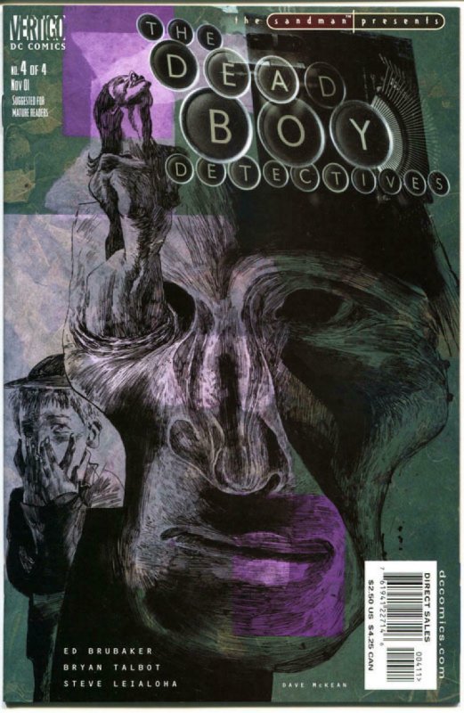 DEAD BOY DETECTIVES #1 2, 4, NM, Bryan Talbot, Sandman, 2001, Vertigo 3 issues 