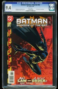 Batman: Shadow of the Bat #83  1999 - DC -CGC 9.4 - Comic Book-1196808009