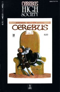 Cerebus High Society #5 FN ; Aardvark-Vanaheim | 30 Dave Sim