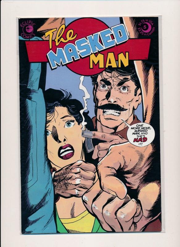 Eclipse Comics THE MASKED MAN SET-#1-#7 VERY FINE+ (HX671) 