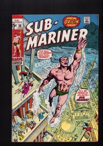 Sub-Mariner #38 - ORIGIN OF NAMOR! (5.5) 1971