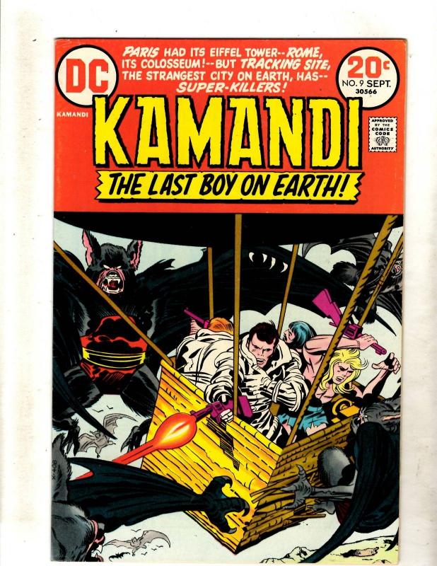 Kamandi # 9 VF/NM DC Comic Book Jack Kirby Fourth World Bronze Age FM2