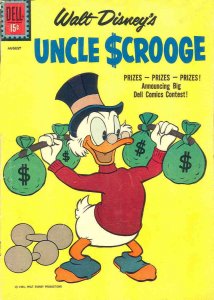 Uncle Scrooge (Walt Disney) #34 VG ; Dell | low grade comic August 1961 Weight L