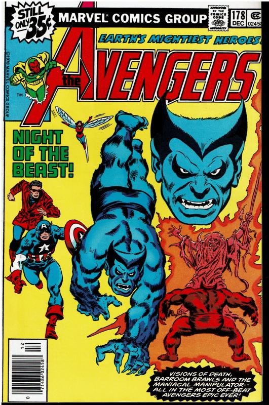 Avengers #178, 9.0 or Better