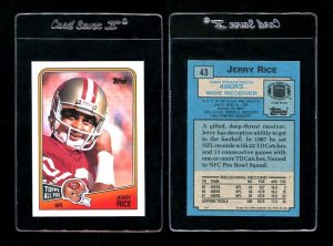 1988 Topps Jerry Rice #43  3rd Year   MINT