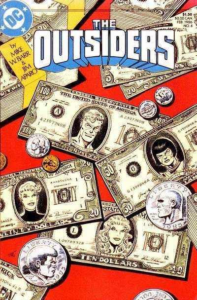 Outsiders (1985 series)  #4, NM (Stock photo)