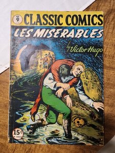 Classic Illustrated No 9 Les Miserables HRN 20 1946 Very Rare!