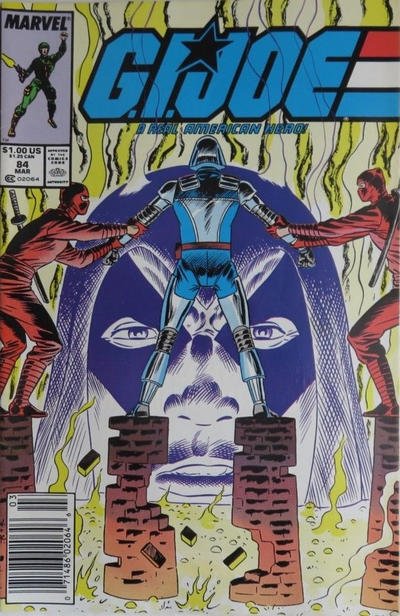 G.I. Joe, A Real American Hero #84 (Newsstand) FN ; Marvel
