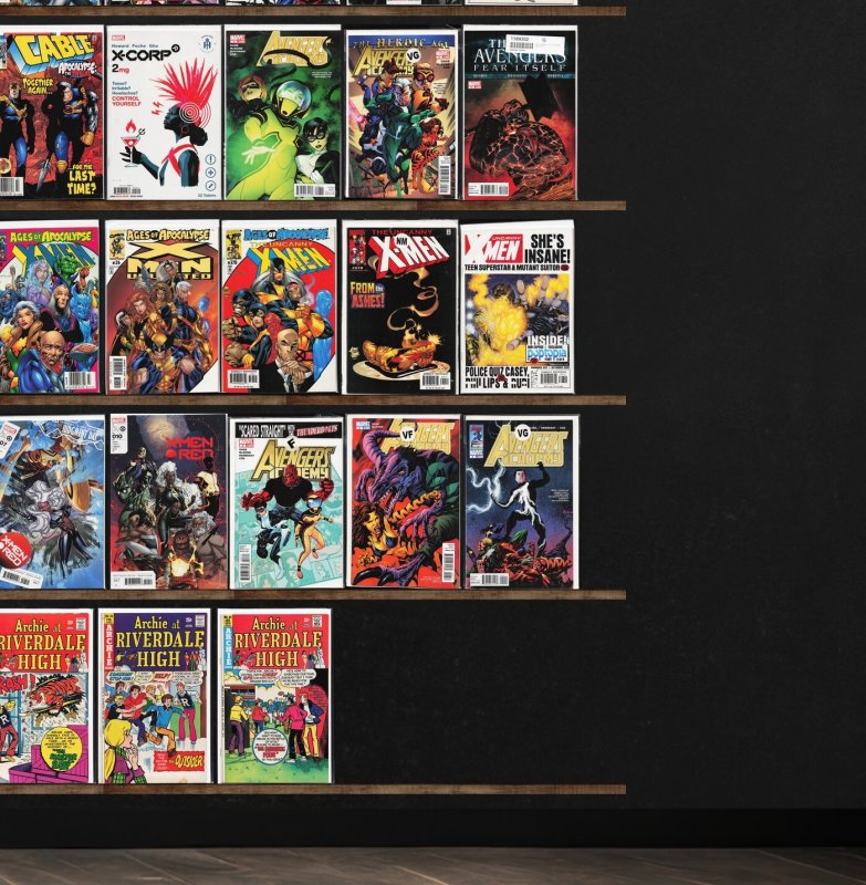 Huge Lot 160+ Comics with New Avengers, Legion Of Super Heroes, Exiles & More!