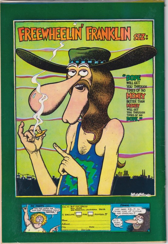 The Fabulous Furry Freak Brothers #2 Fat Freddy's Cat
