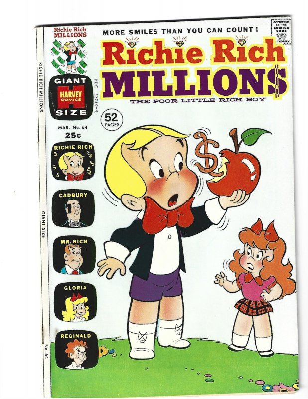 Richie Rich Millions #64 | Comic Books - Modern Age, Harvey, Richie Rich, Cartoon Character / HipComic Richie Rich Millions #64 | Comic Books - Modern Age, Harvey, Richie Rich, Cartoon Character / HipComic