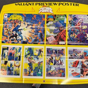 Valiant Preview Poster Rai Future Force Comic Pinup Poster 9 ET14