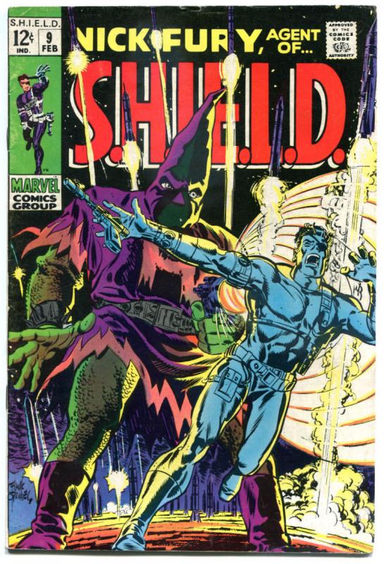 NICK FURY, AGENT of SHIELD #9 10 11, FN FN+ FN+, Hate, Xmas, 1968, Silver age
