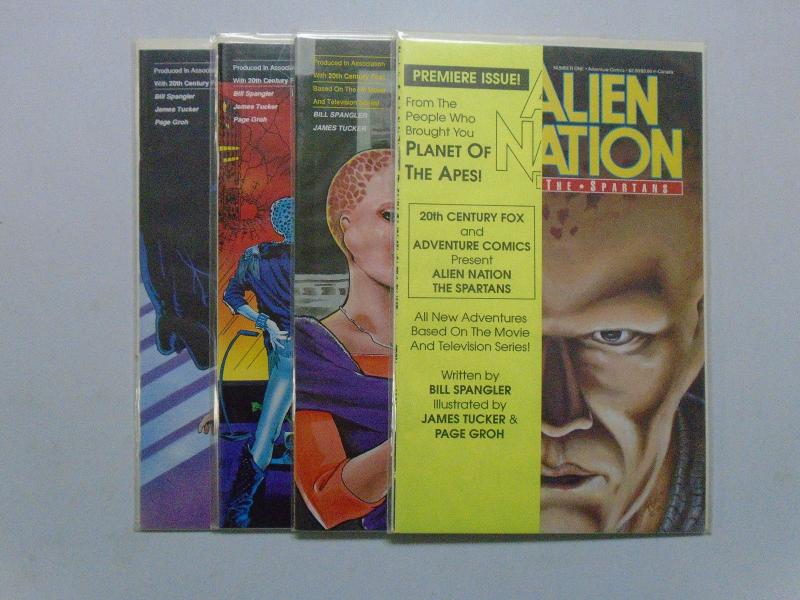 Alien Nation the Spartans, Set:#1-4, 8.0/VF (1990)