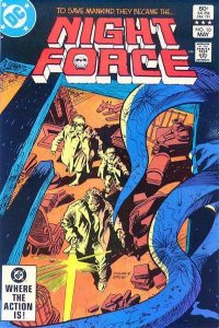 Night Force (1982 series)  #10, Fine (Stock photo)