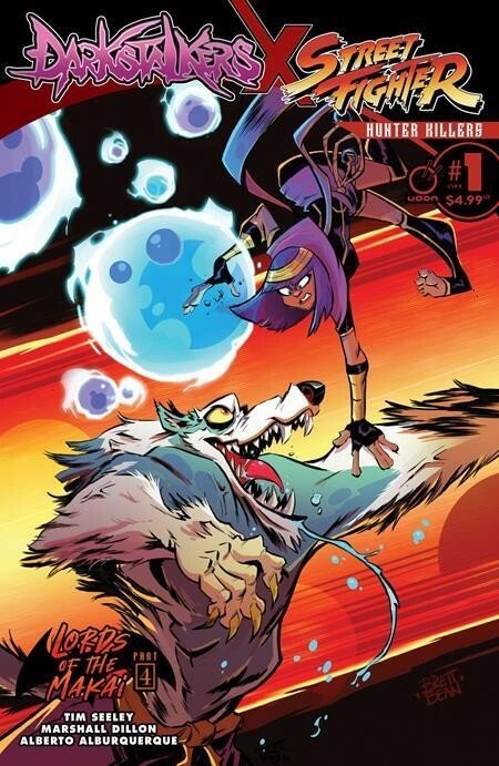 Darkstalkers X Street Fighter Hunter Killers #1 (one Shot) Cvr B Var UDON Comic