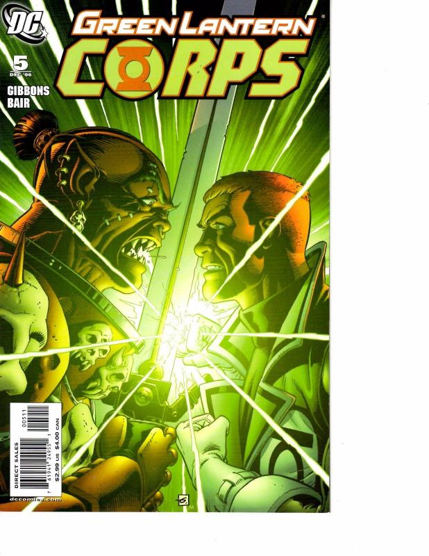 Lot Of 5 Green Lantern Corps DC Comic Book #1 2 3 4 5  KS6
