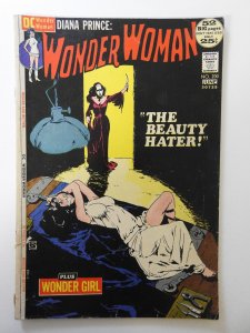 Wonder Woman #200 (1972) GD  moisture stain, 1/2 in spine split, cover detached