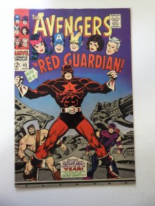 The Avengers #43 (1967) 1st App of Red Guardian! FN+ Condition