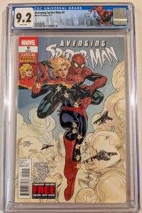 Avenging Spider-Man #9 CGC 9.2 (2012) Carol Danvers 1st App as Captain Marvel