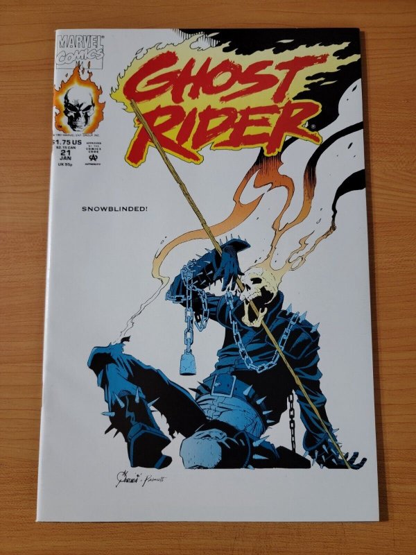 Ghost Rider #21 Direct Market Edition ~ NEAR MINT NM ~ 1992 Marvel Comics