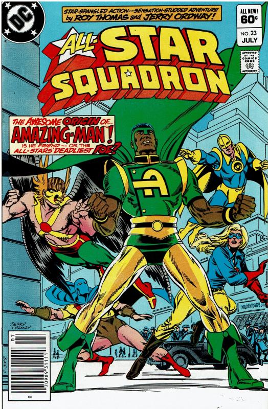 All Star Squadron #23 - Secret Origin of Amazing Man!