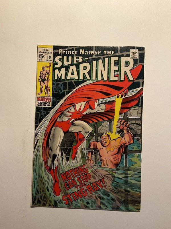 Sub Mariner 19 Fine- Fn- 5.5 First Stingray Marvel 