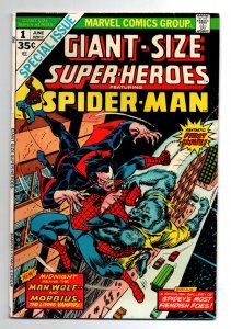 Giant-Size Superheroes #1 Spider-Man - Manwolf - Mobius - 1974 - FN