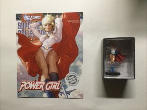 Power Girl Super Heros Collection 70 Lead Figure and Magazine Dc Comics Eaglemos