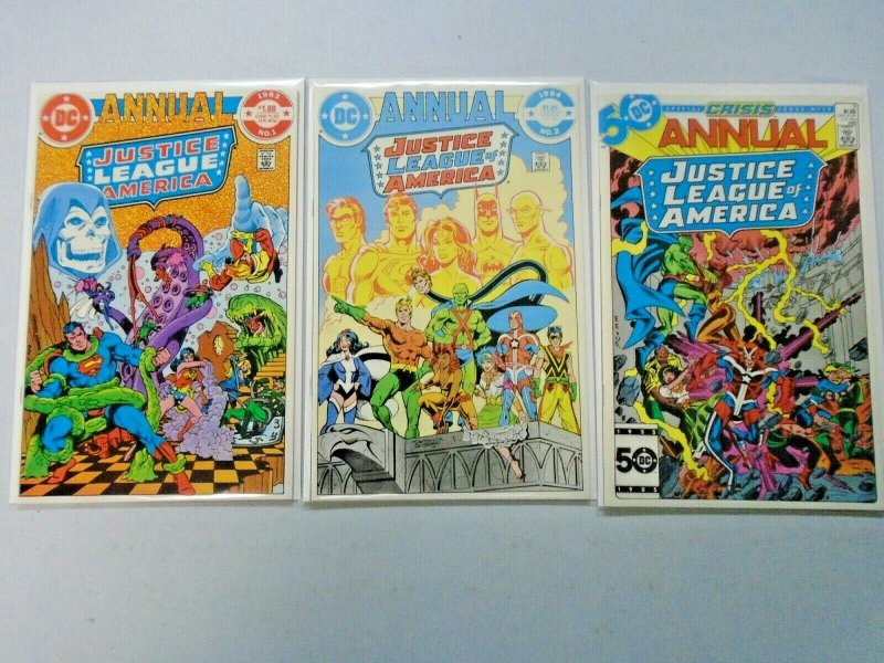 Justice League of America Annual #1-3 8.0 VF (1983-1985)