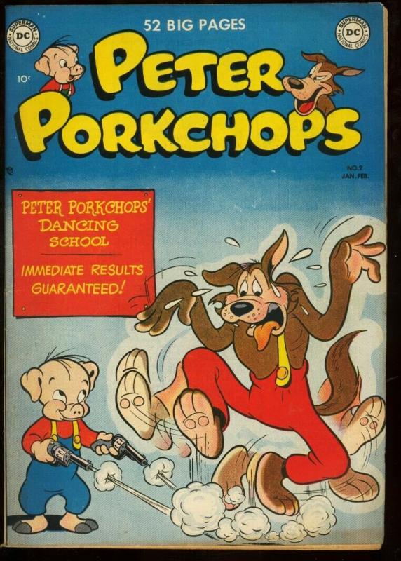 PETER PORKCHOPS #2-VIOLENT FUNNY ANIMAL COMIC FN/VF 