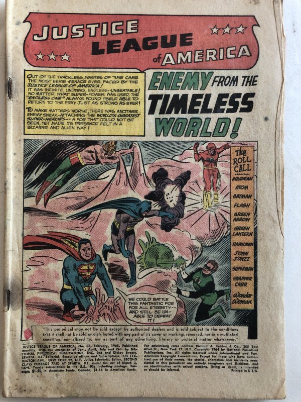 Justice League of America 33,reader, lots of Batman ads