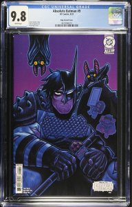 ABSOLUTE BATMAN #9 DC COMICS 2025 1:50 DAN HIPP VARIANT CGC 9.8 NM