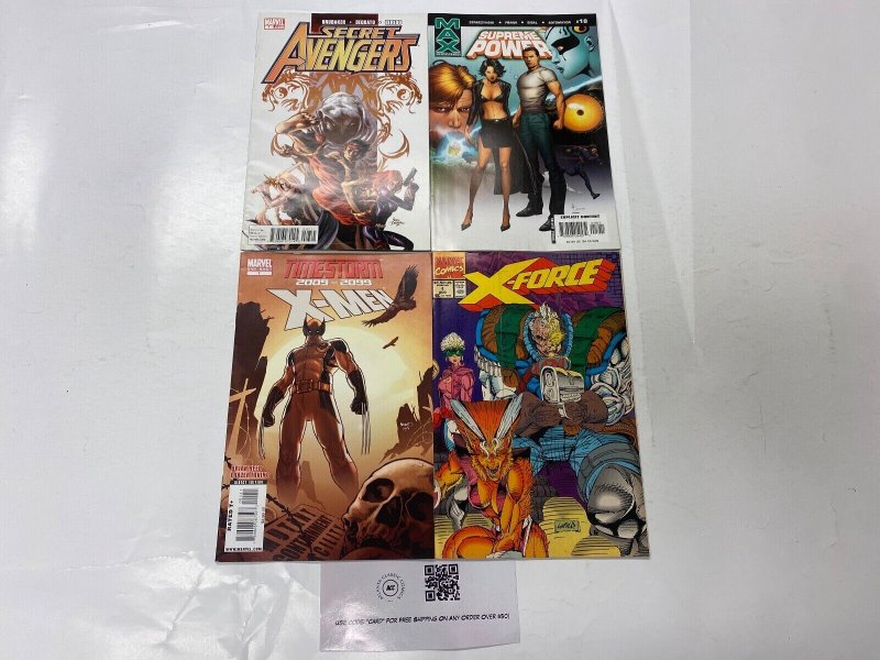 4 MARVEL comic books Secret Avengers #7 Supreme P #18 Timestorm X-Force 76 KM19