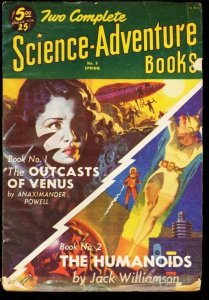 TWO COMPLETE SCIENCE-ADVENTURE BOOKS 1952 SPG #5 VENUS VG