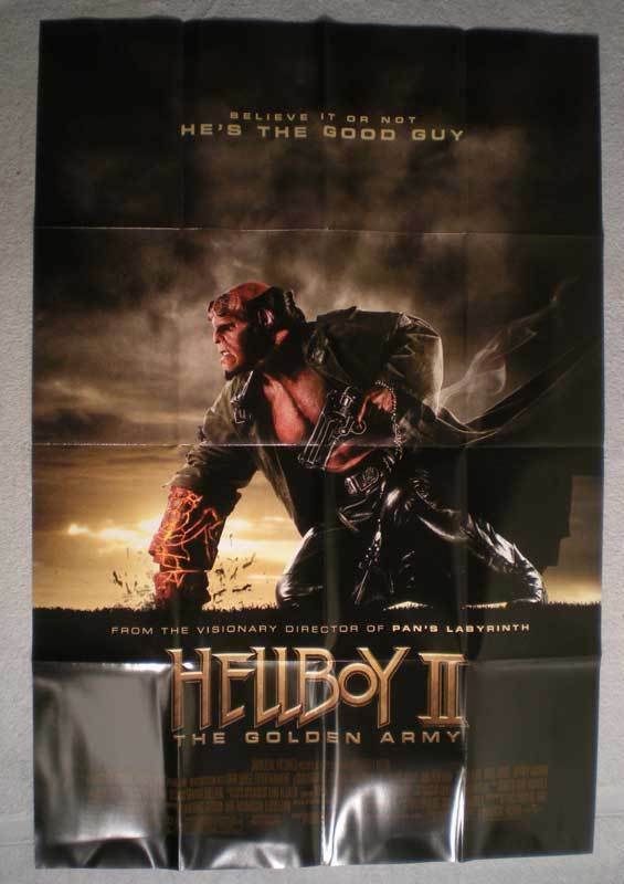 HELLBOY II THE GOLDEN ARMY Promo Poster, 2008, Unused, more in our store