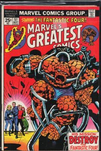 Marvel's Greatest Comics #51 (1974) Fantastic Four