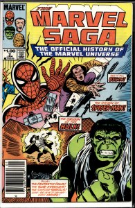 The Marvel Saga The Official History of the Marvel Universe #2 (1986) Marvel ...
